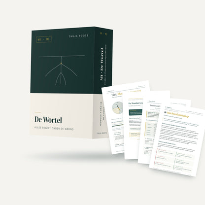 Module M1 De Wortel van Thuja Roots met een waaier van werkbladen