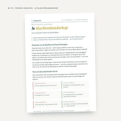 Module M1 De Wortel: voorbeeldpagina, tool 2