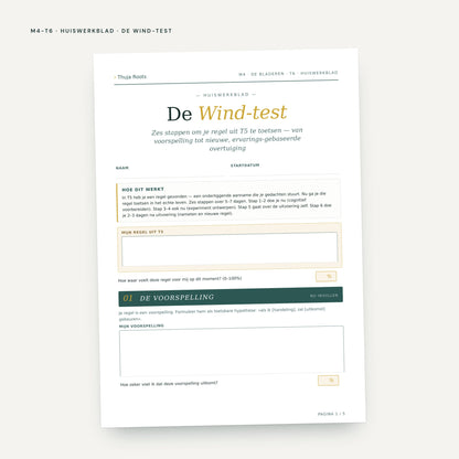 Module M4 De Bladeren: voorbeeldpagina, tool 6
