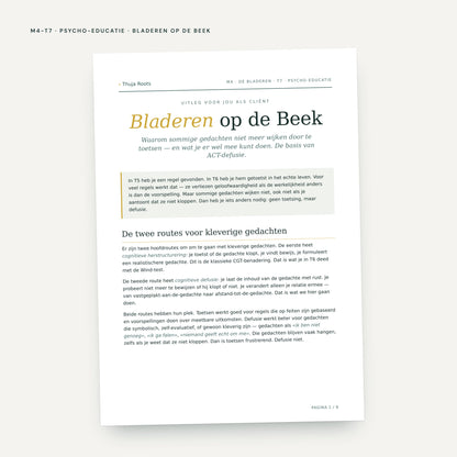 Module M4 De Bladeren: voorbeeldpagina, tool 7