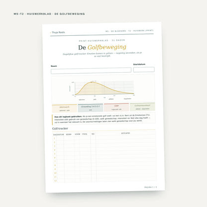 Module M5 De Bloemen: voorbeeldpagina, tool 2