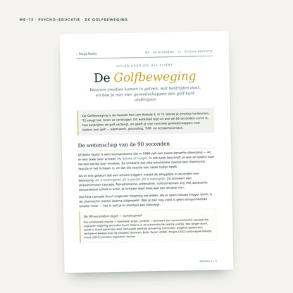 Module M5 De Bloemen: voorbeeldpagina, tool 2