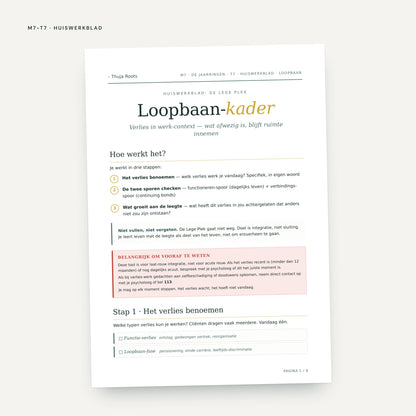Module M7 De Jaarringen: voorbeeldpagina, tool 7