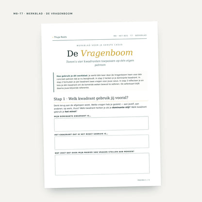 Module M8 Het Bos: voorbeeldpagina, tool 7