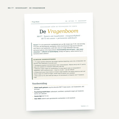Module M8 Het Bos: voorbeeldpagina, tool 7